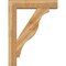 Ekena Millwork Funston Block Rough Sawn Bracket w/ Offset Brace, Western Red Cedar, 8"W x 36"D x 48"H BKT0806X36X48FST05RWR - alternate 2